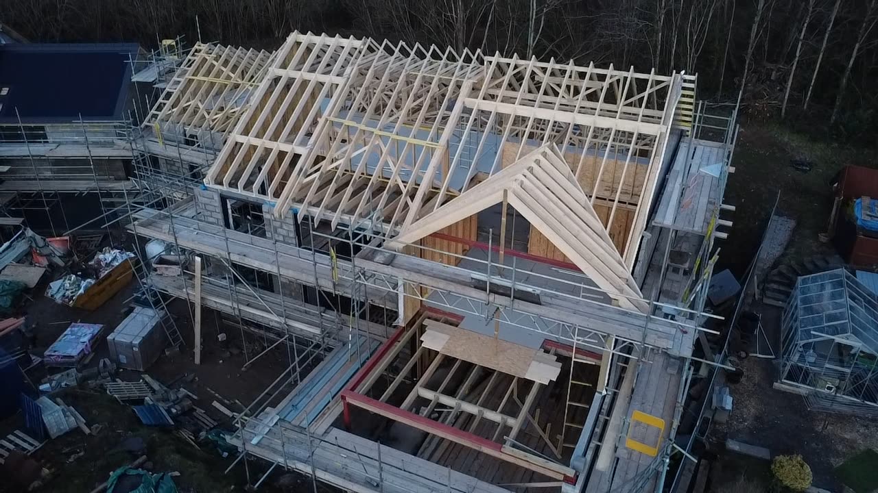 A Jac Jones Construction development part-way through the build